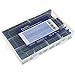 ROCKDIG 104PCS 4 6 8 12 16 20 mm 4:1 Heat Shrink Tubing Double-Wall Adhesive Lined Wrap Tube Assortment Kit Black