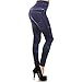 Women Fashion Jeggings Jean Look Printed Leggings Pants Stretchy Skinny Slim S-L