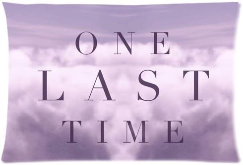 Hertanercase ariana grande one last time Custom Zippered Soft Pillow Cases pillowcase covers 20x30 (Two sides)