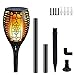 TaIYanG Solar Torches Lights Flickering Flames Lights Outdoor Waterproof Landscape Decoration Lighting Auto On/Off Dusk to Dawn Security Path Torch Light for Garden Patio Driveway(1 Pack, Yellow)