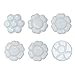 Zhi Jin 1Pc Porcelain Palette Ceramics Artist Paint Palettes Tray Round Flower Petal 9cm/3Inches