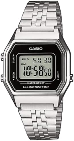 Casio Stainless Steel Silver Dress Watch For Women LA680WA-1DF - Main Image