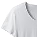 David Archy Men's Short Sleeve V-Neck Premium Cotton Undershirts T-Shirts in 3/4 Pack