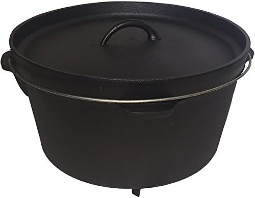 Moose Country Gear Black Cast Iron 12-quart Dutch Oven