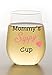 Mommy's Sippy Cup - Funny Wine Glass 15oz - Mother's Day Gift for Mom, Gift Idea for Her, Birthday Gift for Mom - Evening Mug