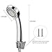 Shower Head, Blusmart 3 Function Handheld Showerhead, High Pressure Rainfull Chrome Finish Head with 60 Inch Stainless Steel Hose, Bathroom Accessories with Bracket, Screws and Teflon Tape