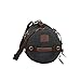 LUXUR Retro Duffel Cylinder Bag 27L Canvas Travel Backpack for Men Hiking Luggage Weekend Bag , Black