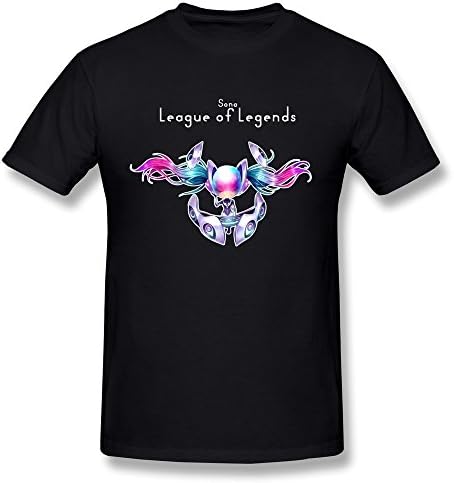 Fkyceun Men's Sona League Of Legends T Shirts Black