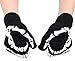 Simplicity Skeleton Gloves Glow in the Dark Halloween Costume Full Finger Gloves