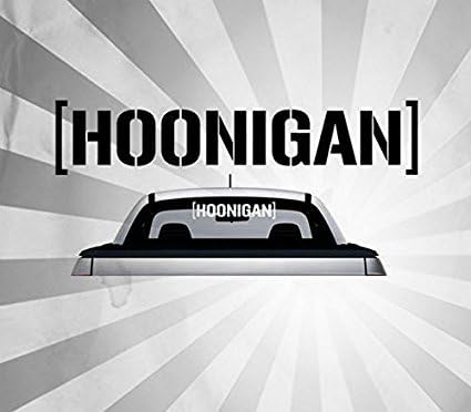 8" HOONIGAN VINYL Sticker Windshield Decal Buy 2 Get 3rd Free