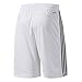 adidas Men's Designed-2-Move 3-Stripe Shorts, White/Black, Small