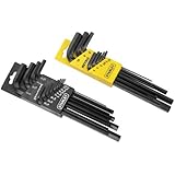 Stanley 85-753 22 Piece Long Arm SAE & Metric Hex Key Set