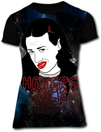 LLCOWTY Disdain Mirandad Women Sleeve Casual tshirts Summer 3D Print Short Lady Blouse Tops L