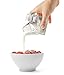 Youbedo 1 Half Pint Blown Glass Mini Milk Creamer Carton Container Glass Mini Milk Collect Bottle