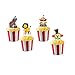 Circus Animal Cake Cupcake Toppers and Wrappers for Party Carnival Decorations 24 Cake Toppers and 24 Wrappers By PROPARTY