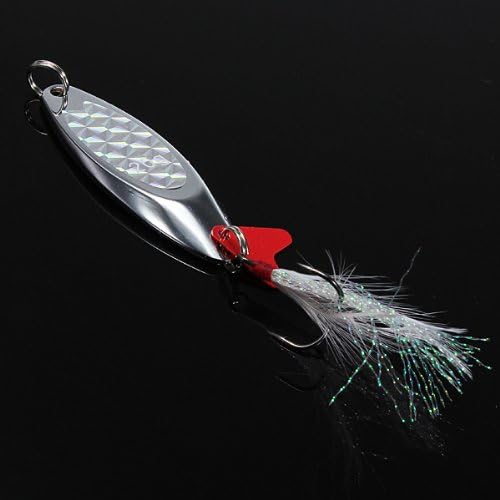 Casting Slice Spoon Twisted Lure Bass Metal Fishing Crankbaits Hook .