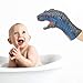 Lebze Dinosaur Hand Puppet Dinosaur Glove, Soft Dino Hand Puppets for Kids Rubber Realistic Velociraptor Head
