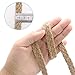 Vivifying 11mm Jute Rope, 33 Feet Natural Braided Jute Macrame Cord for Garden, Gifts, DIY Crafts (Brown)thumb 3