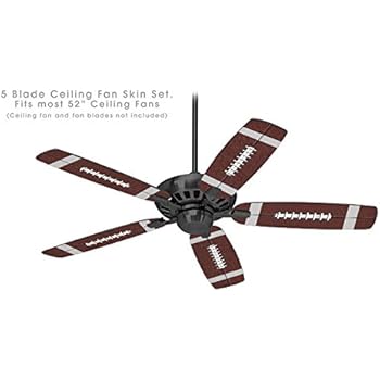 Amazon Com Football Ceiling Fan Skin Kit Fits Most 52 Inch Fans