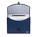 12 Month Accordion File Folder 13 Pockets with Handle UBAYMAX Lockable Letter Size Expanding File Document Organizer Divider Carrier 14x10 Office School Home Filing Case for Men Women Kid Blue