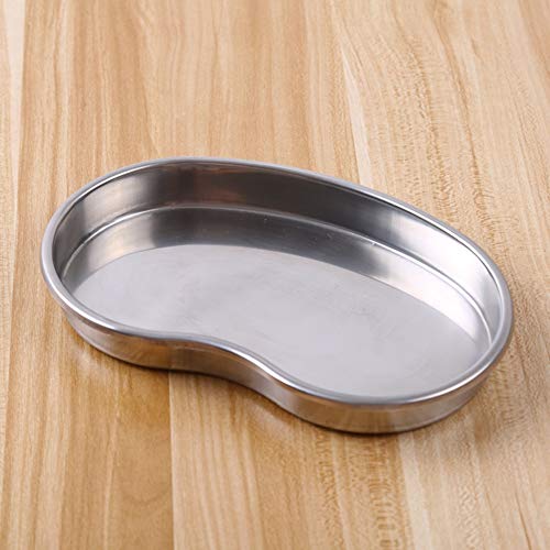 Yinrunx Dental Stainless Steel Tray Dental Medical Lab Instrument Storage Device Body Piercing Serving Dish