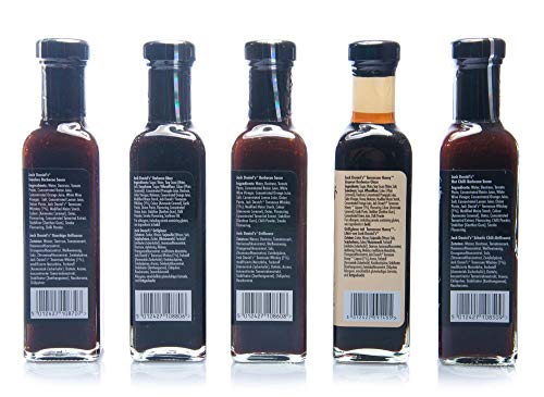 Jack Daniel's - Grillsauces & BBQ Glaze Tasting Package - 5 flessen in een set (1330g) - Smooth Original, Full Flavor… - Afbeelding 3