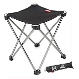 Small Folding Camping Stool, Lightweight Portable Folding Stool Chair Slacker Chair for Outdoor, BBQ, Camping, Fishing, Hiking, Garden Quickly Fold Chair Stool