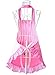 HANERDUN Ladies Apron with Pocket Vintage Kitchen Apron For Women Cooking Apron Gift Idea