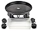 Antetok 13″ Plant Caddy Round Plant Dolly Trolley Saucer Moving Tray Pallet with Wheels and a Water Container Whitethumb 3