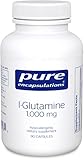 Pure Encapsulations - l-Glutamine 1000 mg. - Hypoallergenic Supplement Supports Muscle Mass and Gastrointestinal Tract* - 90 Capsules