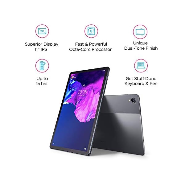 Lenovo-Tab-P11-11-Inch-2K-Tablet-Octa-Core-20GHz-4GB-RAM-128GB-Storage-Android-10--Slate-Grey Lenovo Tab P11 11 Inch 2K Tablet (Octa-Core 2.0GHz, 4GB RAM, 128GB Storage, Android 10) – Slate Grey