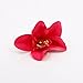 FLOWER 30pcs/lot Artificial Silk Orchid Heads for Wedding Decoration DIY Wreath Gift Scrapbooking Craft Supplies Fake (Purple)