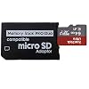 LEAGY Adaptateur Memory Stick PSP 1000, PSP 2000, PSP3000, Carte Micro SD vers Memory Stick Pro Duo MagicGate pour…