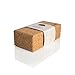JadeYoga Cork Block - Non-Slip Yoga Prop and Pilates Block | Natural Cork Yoga Block for Stable & Supportive Workouts | Water Resistant & Lightweight Workout Block | Durable Cork Yoga Blocks