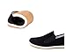 AIRCEE Men Chinese Traditional Old Beijing Shoes Kung Fu Tai Chi Rubber Sole Shoes Black