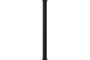 AFCO EA0608INPSDCRCR 6" x 8' Endura-Aluminum Craftsman Style Column, Square Shaft (For Post Wrap Installation), Non-Tapered, Textured Black Finish w/ Capital & Base