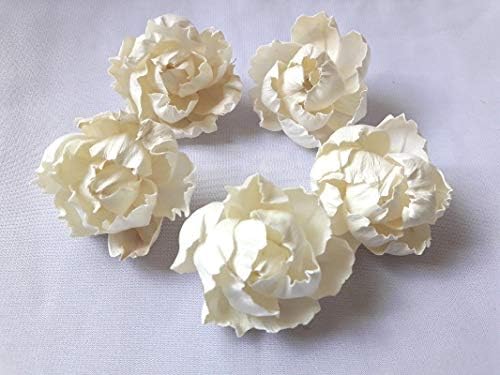 Jikkolumlukka 13 Peony Flower Sola Balsa Wood Diffuser Handcraft Decor Home Fragrance Wedding 5Cm