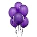 Homeford Premium Latex Balloons Plain Color, 12-Inch, 72-Count (Purple)