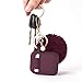 Airpods Case – Filoto Airpods Silicone Case Cover with Fur Ball Keychain/Strap for Apple Airpod (Burgundy)thumb 4