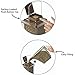 More Birds Bronze Metal Hopper Bird Feeder, Sunflower and Mixed Seed, 4 Feeding Stations, 3.6 lb Seed Capacity