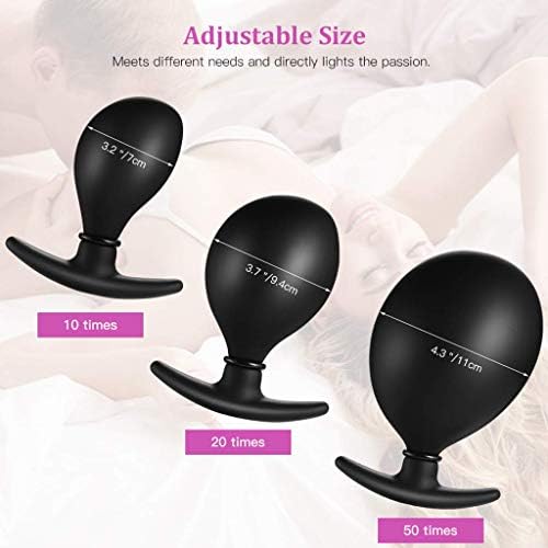 Itlovely Inflatable Enema Oversized Silicone Enema Bulb Explosion-Proof Design Clean Anal Silicone Rinse Men and Women