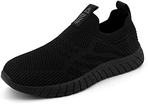 ODCKOI Mens Slip On Mesh Trainers Lightweight Athletic Fashion