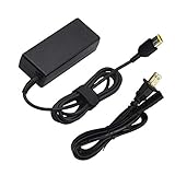 [UL Listed] 65W AC Adapter Charger for Lenovo ThinkPad T470 T470s T460 T460s T450 T450s T440 T440s T560 T570 T550 / Yoga 260/370 / 2/2 Pro / 14 / E470 E560 E570 Laptop with 5Ft Power Supply Cord