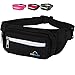 Pro Helios Premium Fanny Pack for Men Women Water Resistant Waist Bag for Outdoor Activities, Traveling, Hiking, Biking, Running | Fannie Pack for Women (Black)