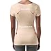 Thompson Tee with Sweat Pads Slim Fit Scoop, Rayon from Bamboo, Beige, X-Small