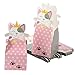 Juvale Cat Party Favor Boxes - 24-Pack Paper Treat Boxes with Die-Cut Princess Kitty, Cute Cat Themed Gable Boxes, Goodie Gift Loot Boxes, Girls Birthday Party Supplies, 3.5 x 3.5 x 8 Inches
