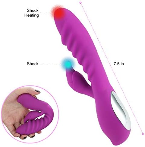 MAILIN Cordless Electric Massager Wand Heating Mode - Silicone, USB Rechargeable, Multi-Mode Body Therapeutic, 100% Waterproof Quiet