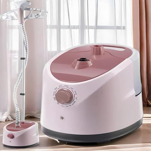 Beauenty Vertical Clothes Garment Steamer,2000W,Height Adjustable With Built-In Ironing Board,Heat Insulated Steam Hose,40 Second Heating,Stainless Steel Nozzle,Hanging Vertical Electric Iron