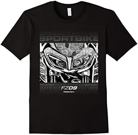 Mens Ridezza FZ09 Focus T-Shirt Medium Black