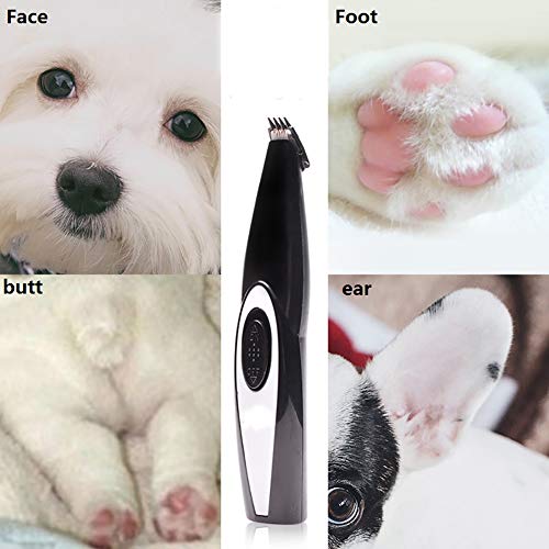 USB Rechargeable Pets Hair Trimmer for Dogs Cats Pet Paw Ears Eyes Face Hair Grooming Clipper
